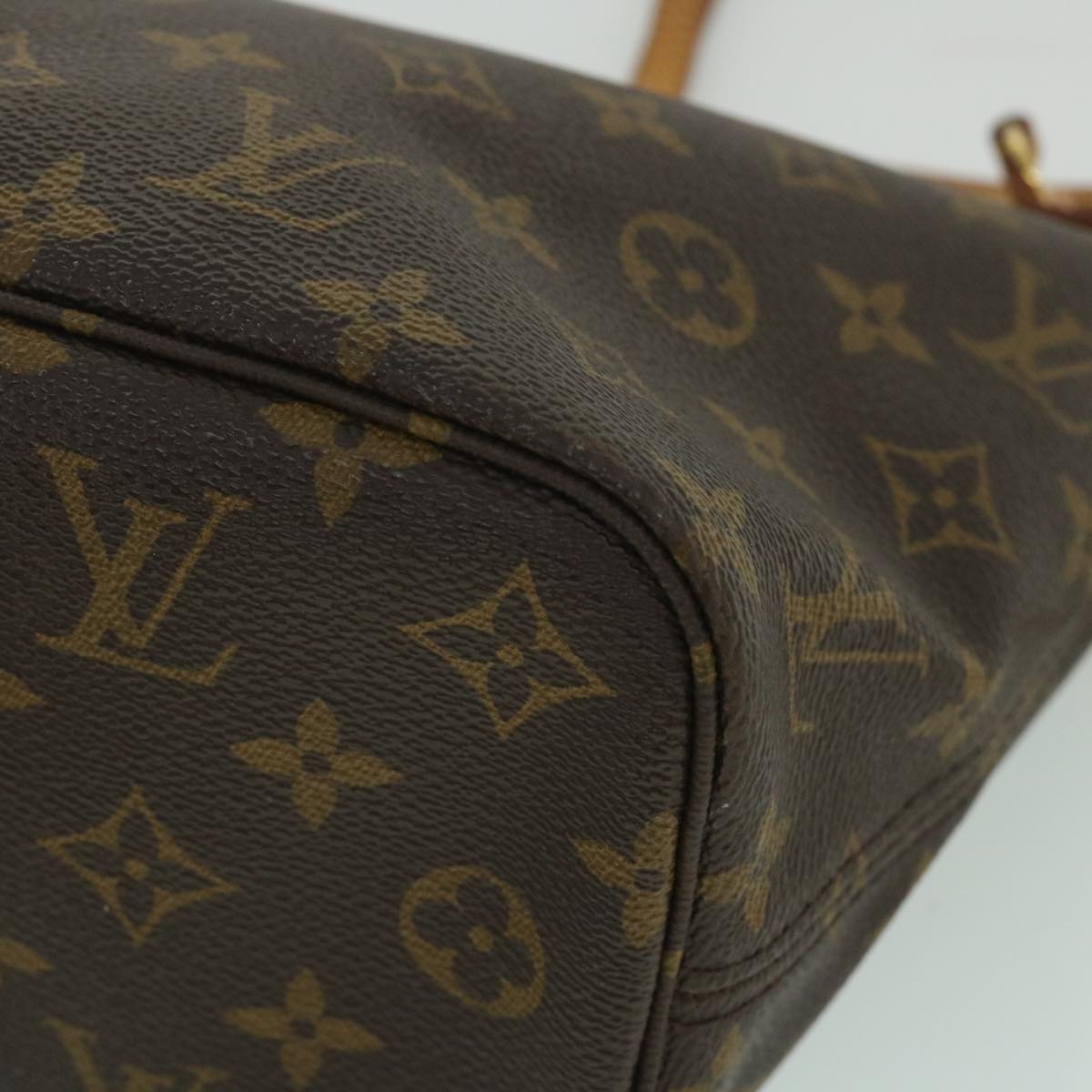 LOUIS VUITTON Monogram Neverfull PM Tote Bag M40155 LV 55956