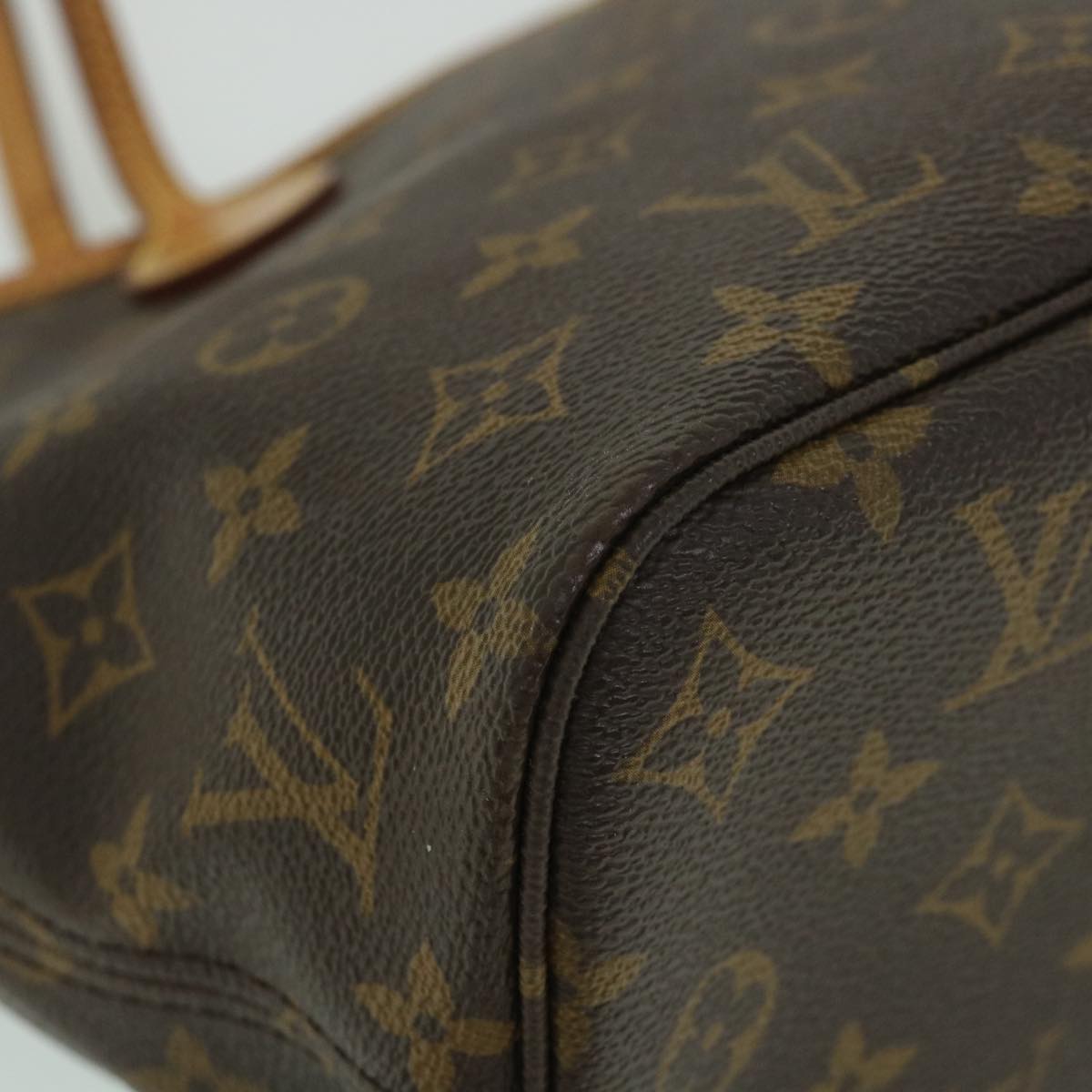LOUIS VUITTON Monogram Neverfull PM Tote Bag M40155 LV 55956