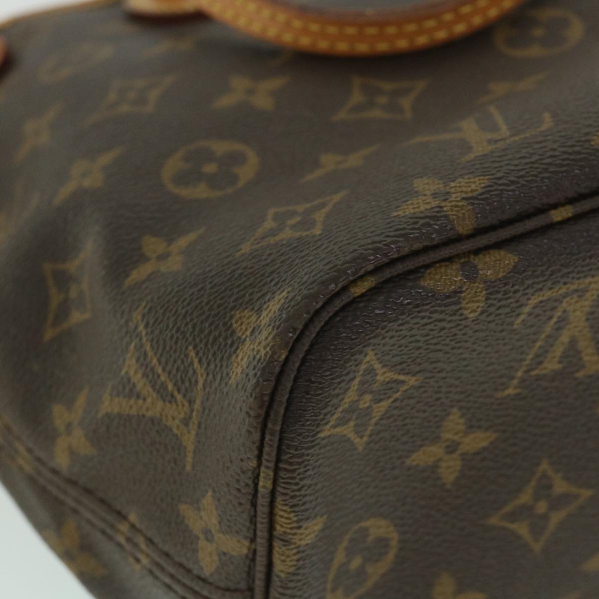 LOUIS VUITTON Monogram Neverfull PM Tote Bag M40155 LV 55956