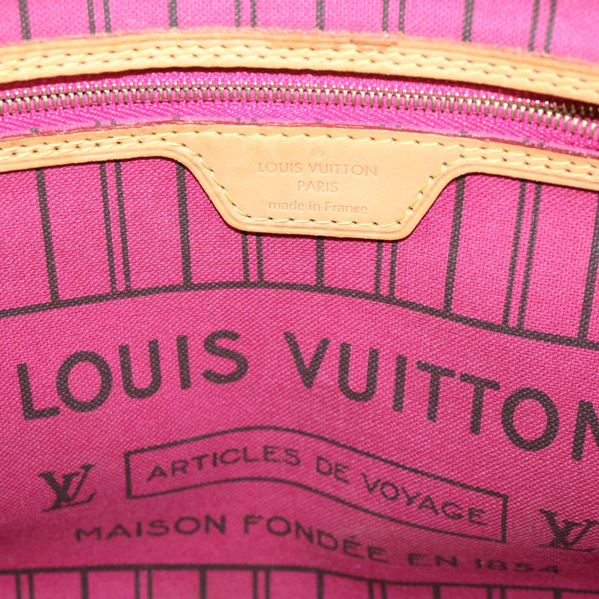 LOUIS VUITTON Monogram Neverfull PM Tote Bag M40155 LV 55956