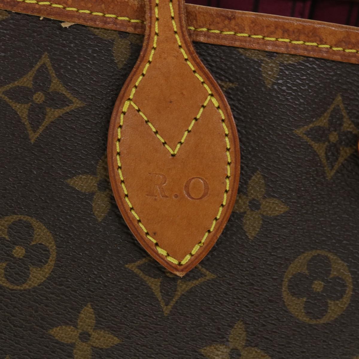 LOUIS VUITTON Monogram Neverfull PM Tote Bag M40155 LV 55956