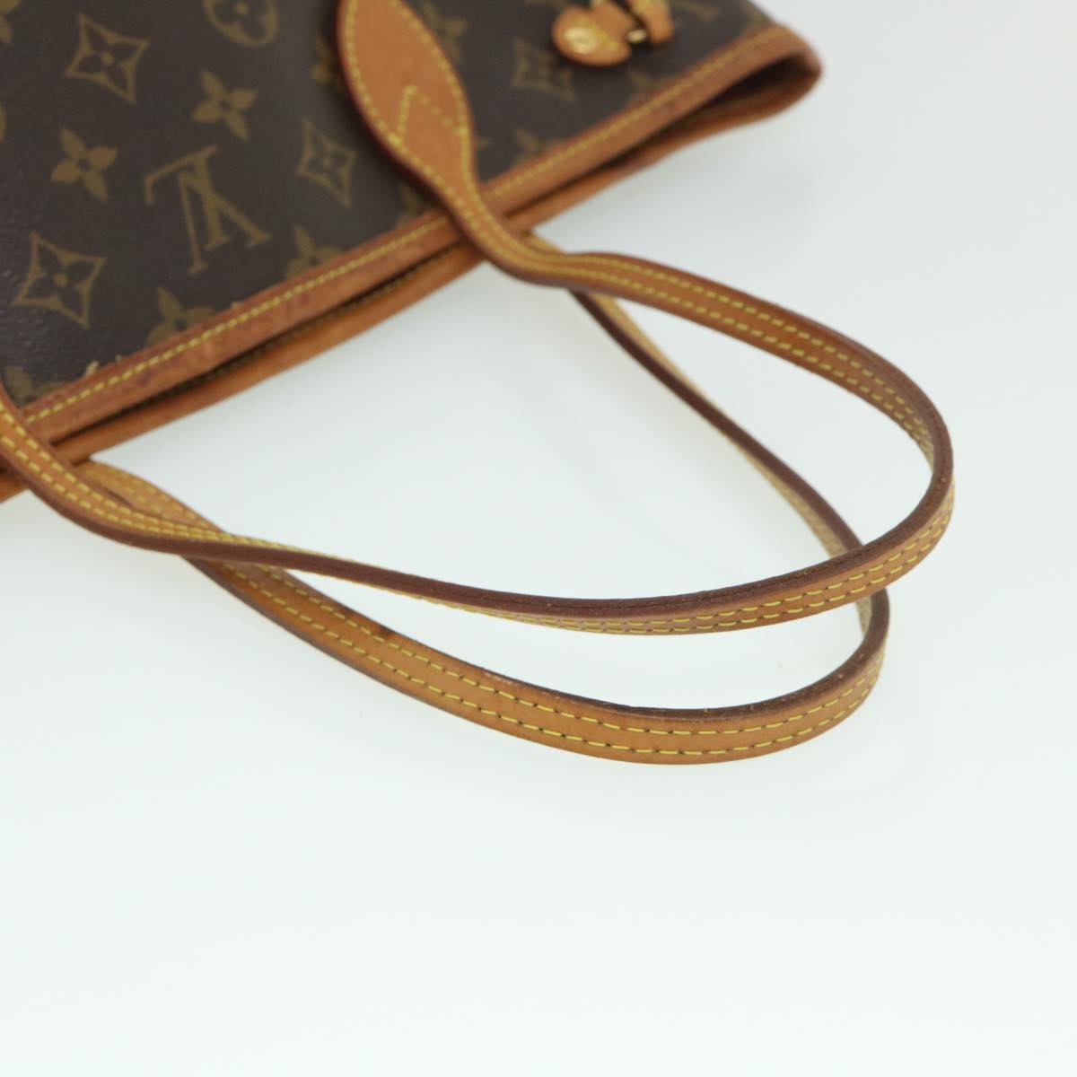 LOUIS VUITTON Monogram Neverfull PM Tote Bag M40155 LV 55956