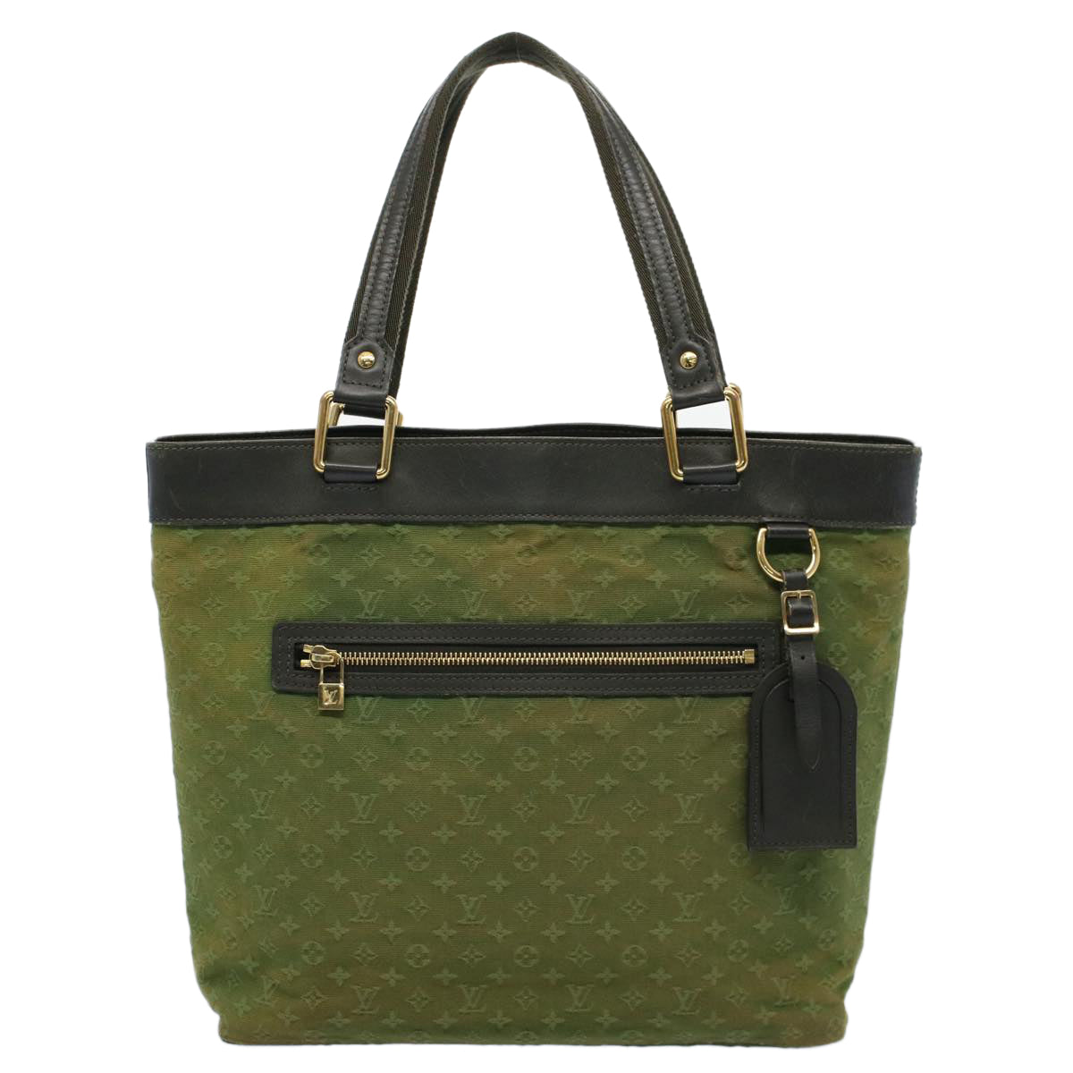 LOUIS VUITTON Monogram Mini Lucille GM Tote Bag TST Khaki M92681 LV 55958