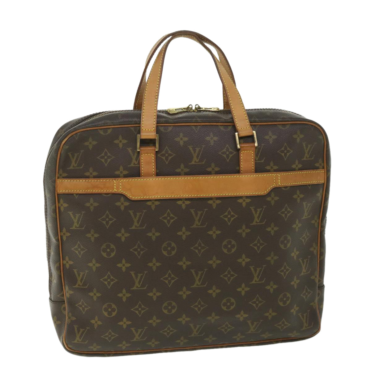 LOUIS VUITTON Monogram Porte Documents Pegas Hand Bag M53343 LV 55962