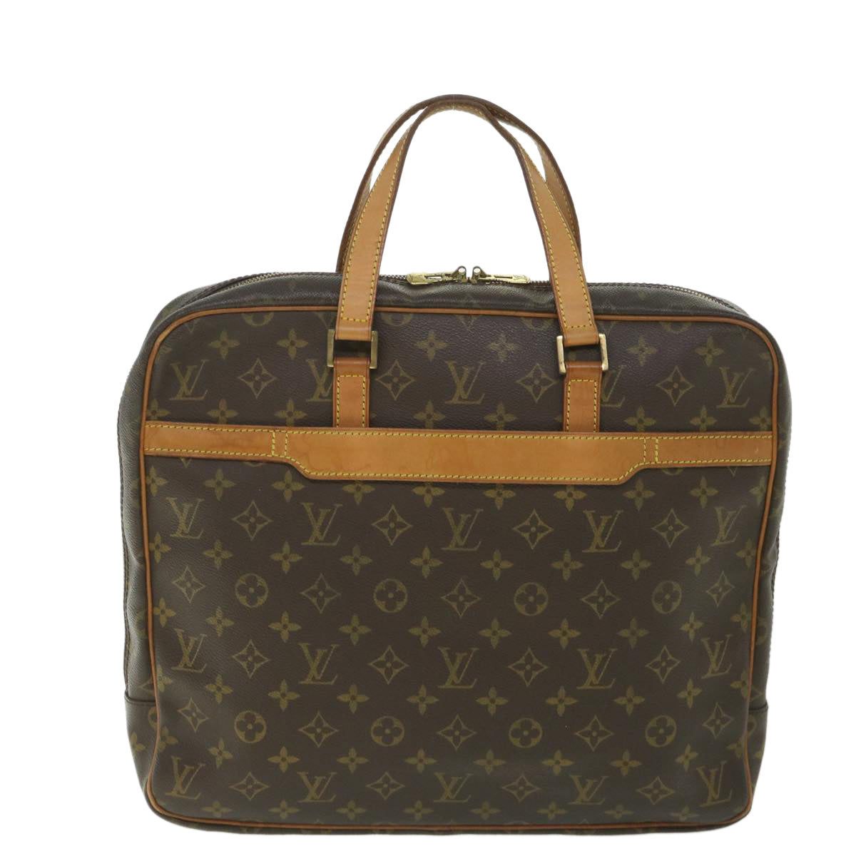 LOUIS VUITTON Monogram Porte Documents Pegas Hand Bag M53343 LV 55962