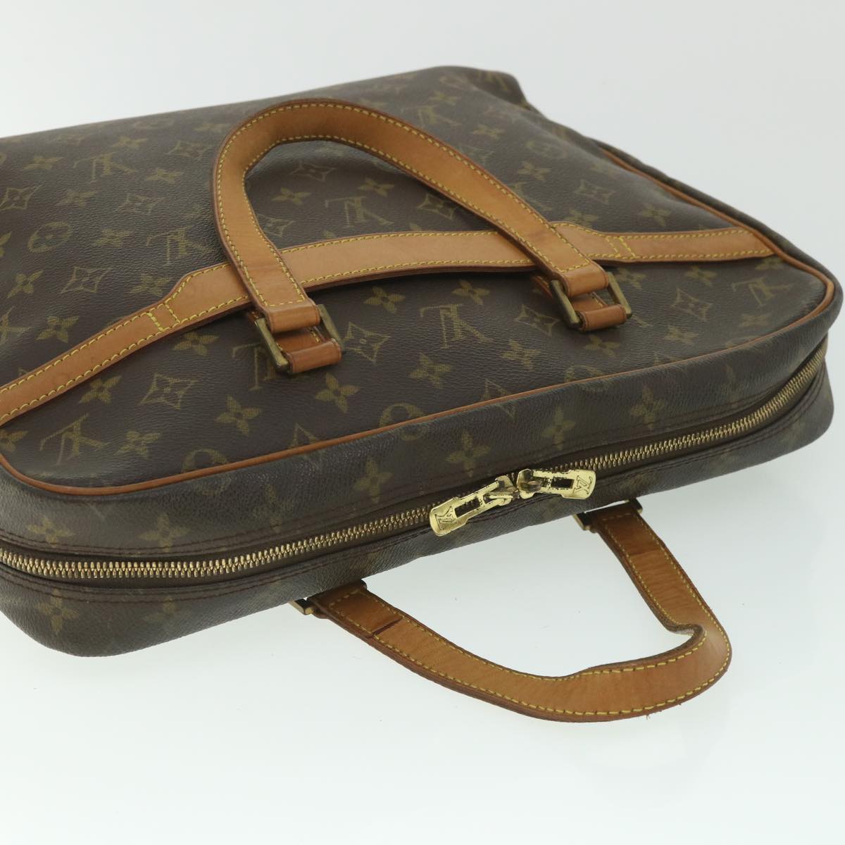 LOUIS VUITTON Monogram Porte Documents Pegas Hand Bag M53343 LV 55962