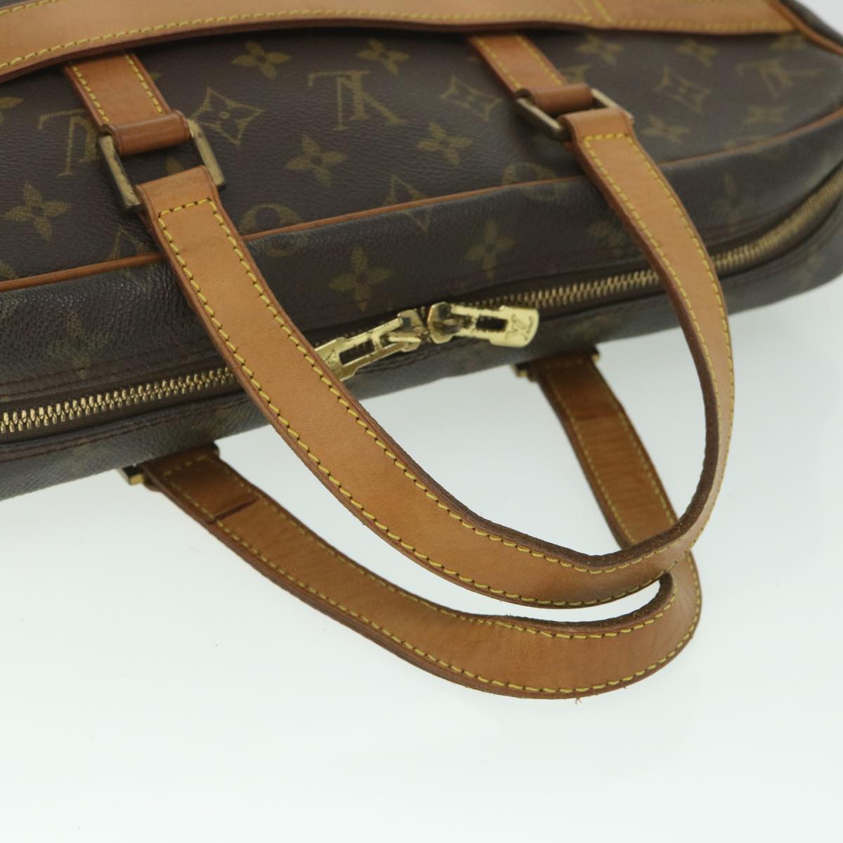 LOUIS VUITTON Monogram Porte Documents Pegas Hand Bag M53343 LV 55962