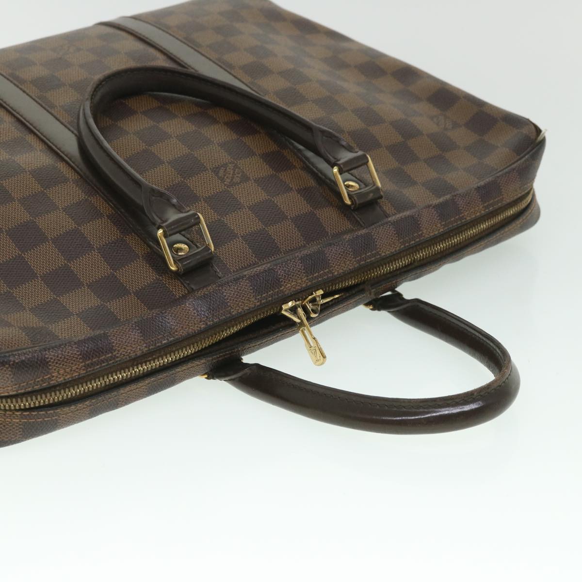 LOUIS VUITTON Damier Ebene Porte Documents Voyage Business Bag N41124 55963