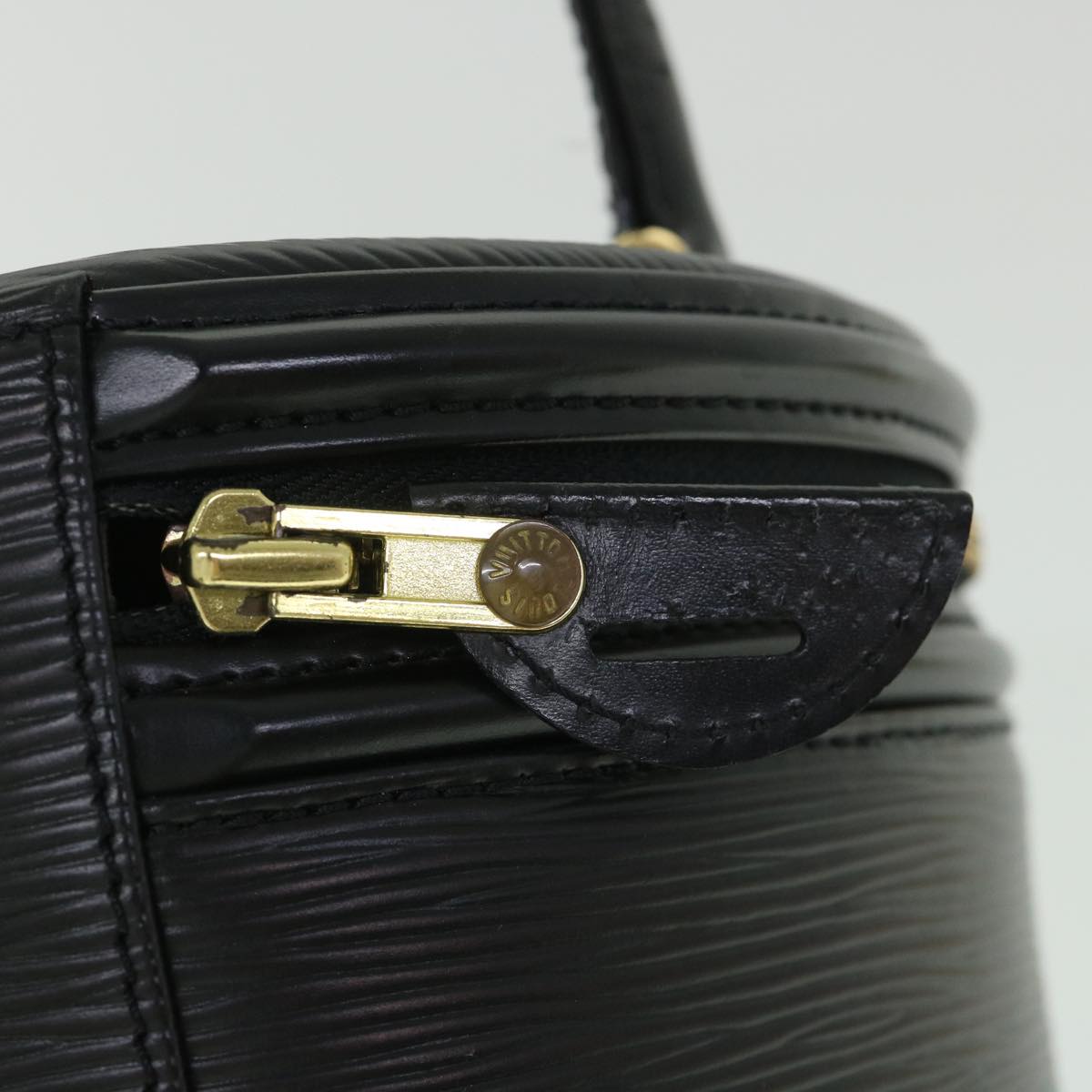 LOUIS VUITTON Epi Cannes Hand Bag Black M48032 LV 55965