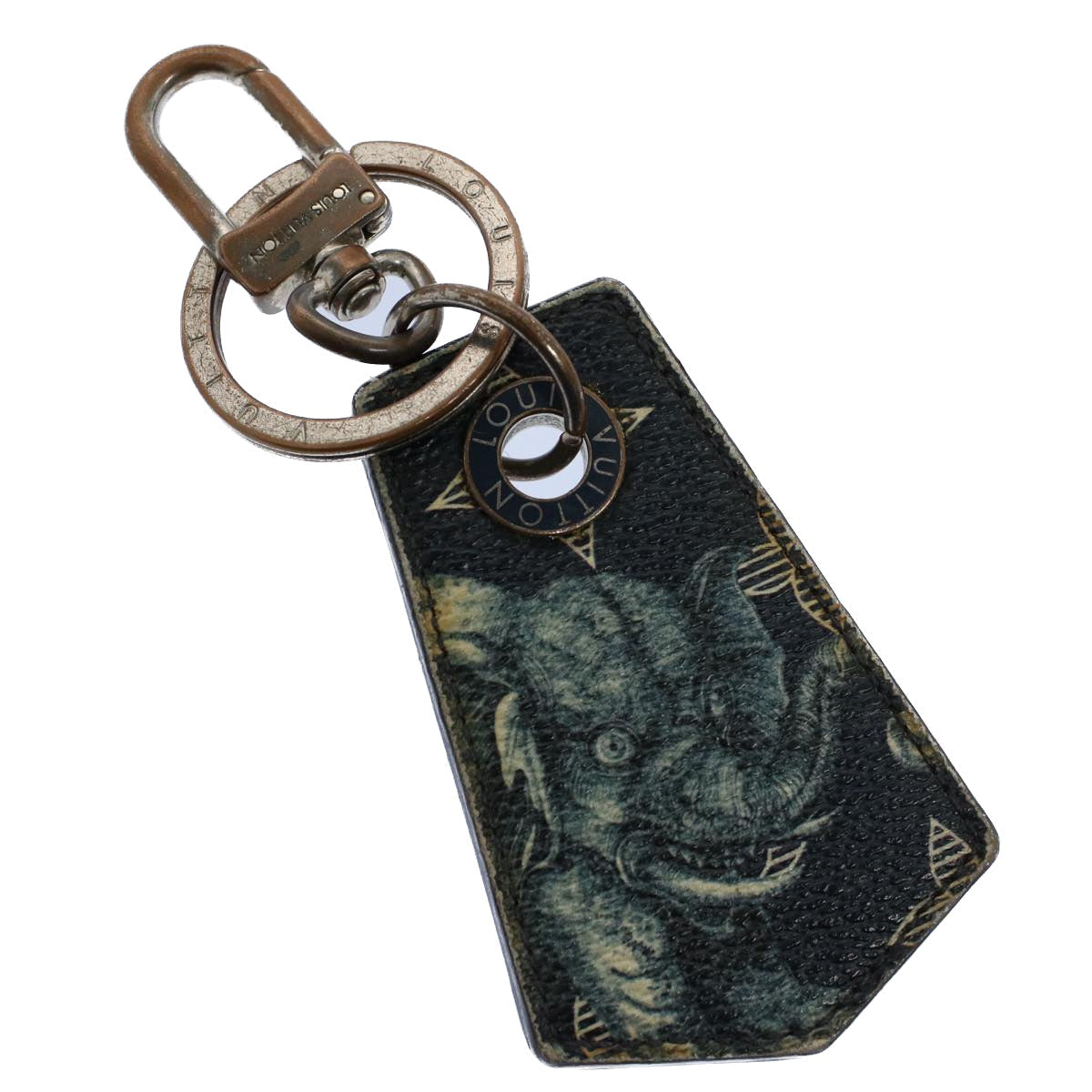 LOUIS VUITTON Monogram Savanna Unchappe Chapman Key Holder MP2038 LV 55967