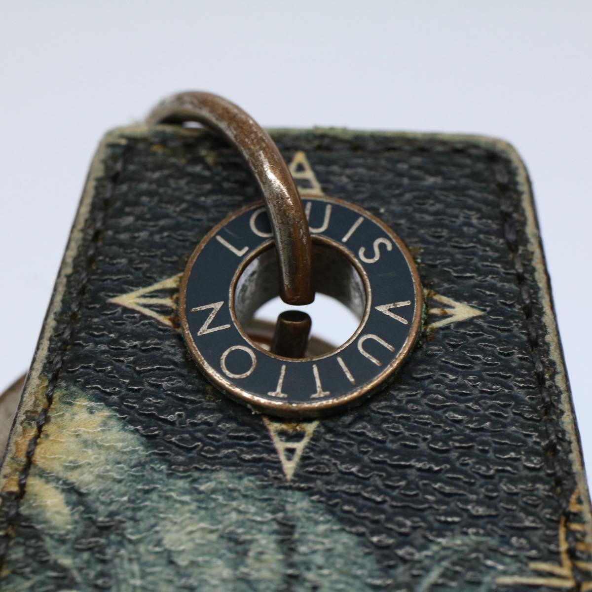 LOUIS VUITTON Monogram Savanna Unchappe Chapman Key Holder MP2038 LV 55967