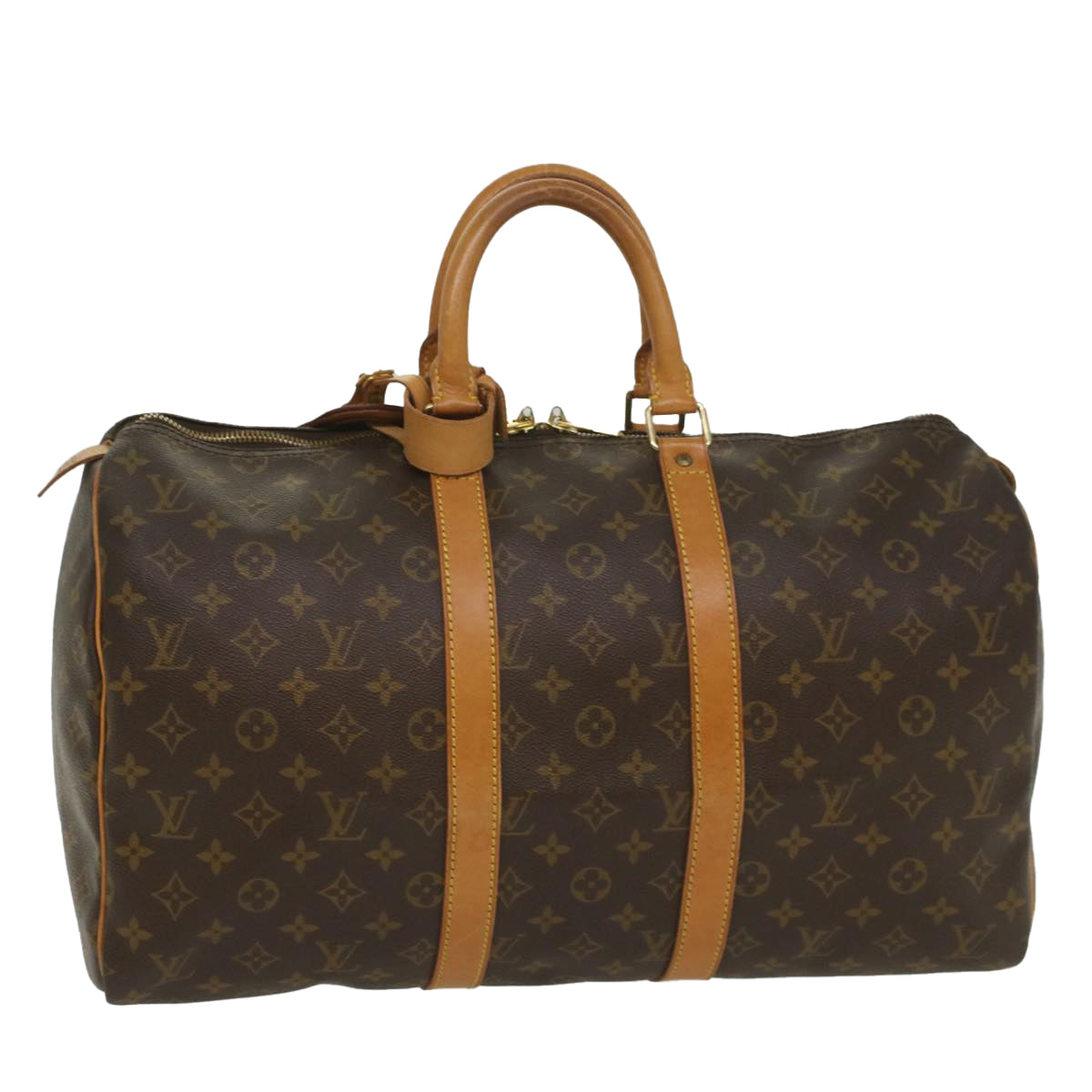 LOUIS VUITTON Monogram Keepall 45 Boston Bag M41428 LV 55968