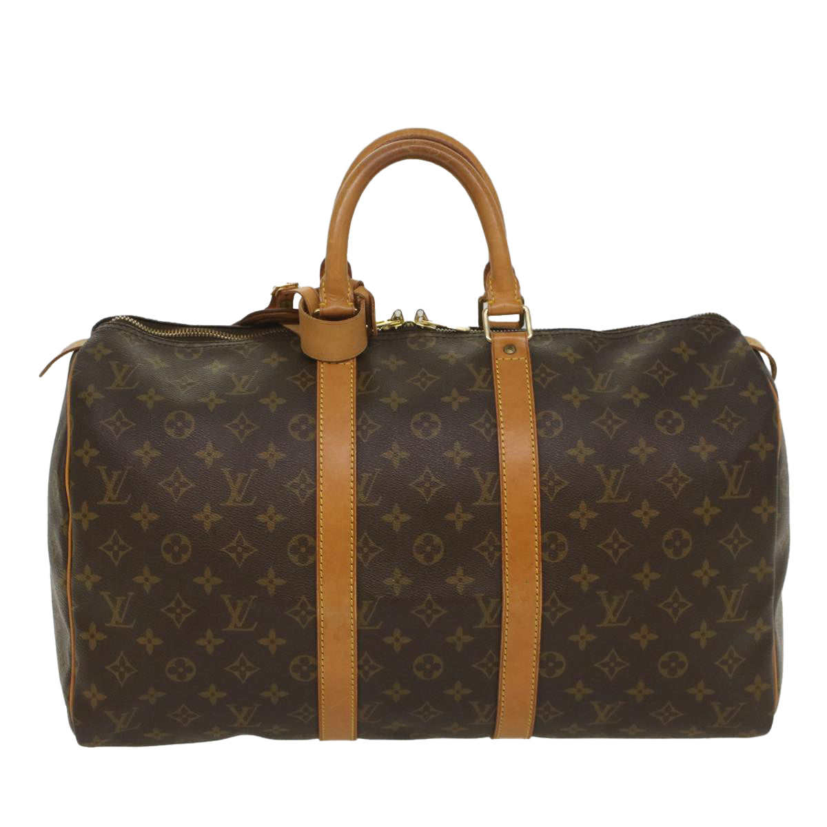 LOUIS VUITTON Monogram Keepall 45 Boston Bag M41428 LV 55968