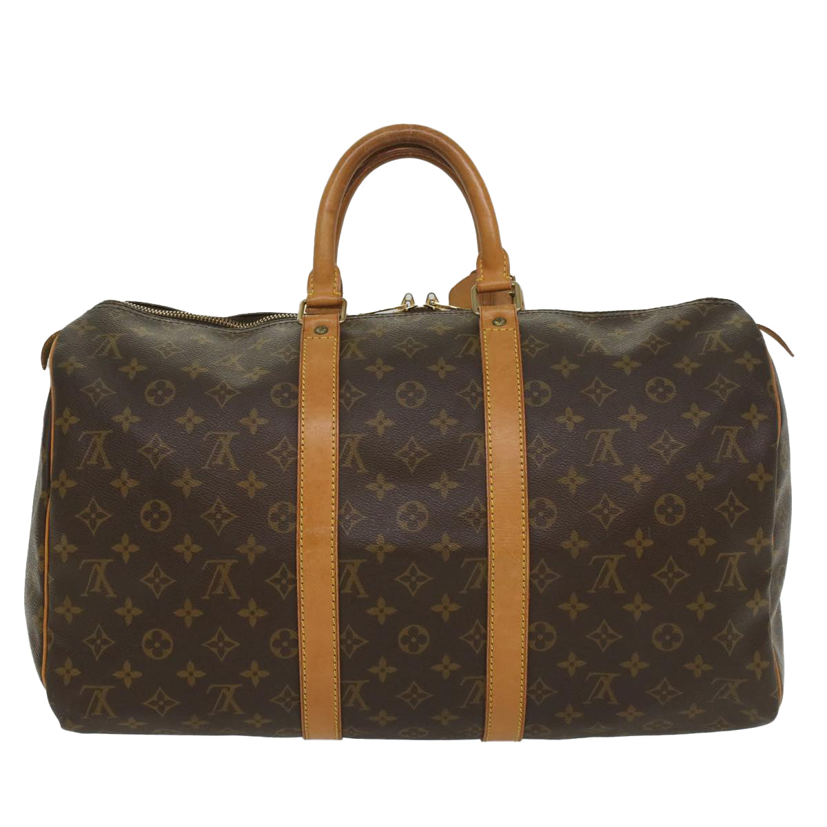 LOUIS VUITTON Monogram Keepall 45 Boston Bag M41428 LV 55968