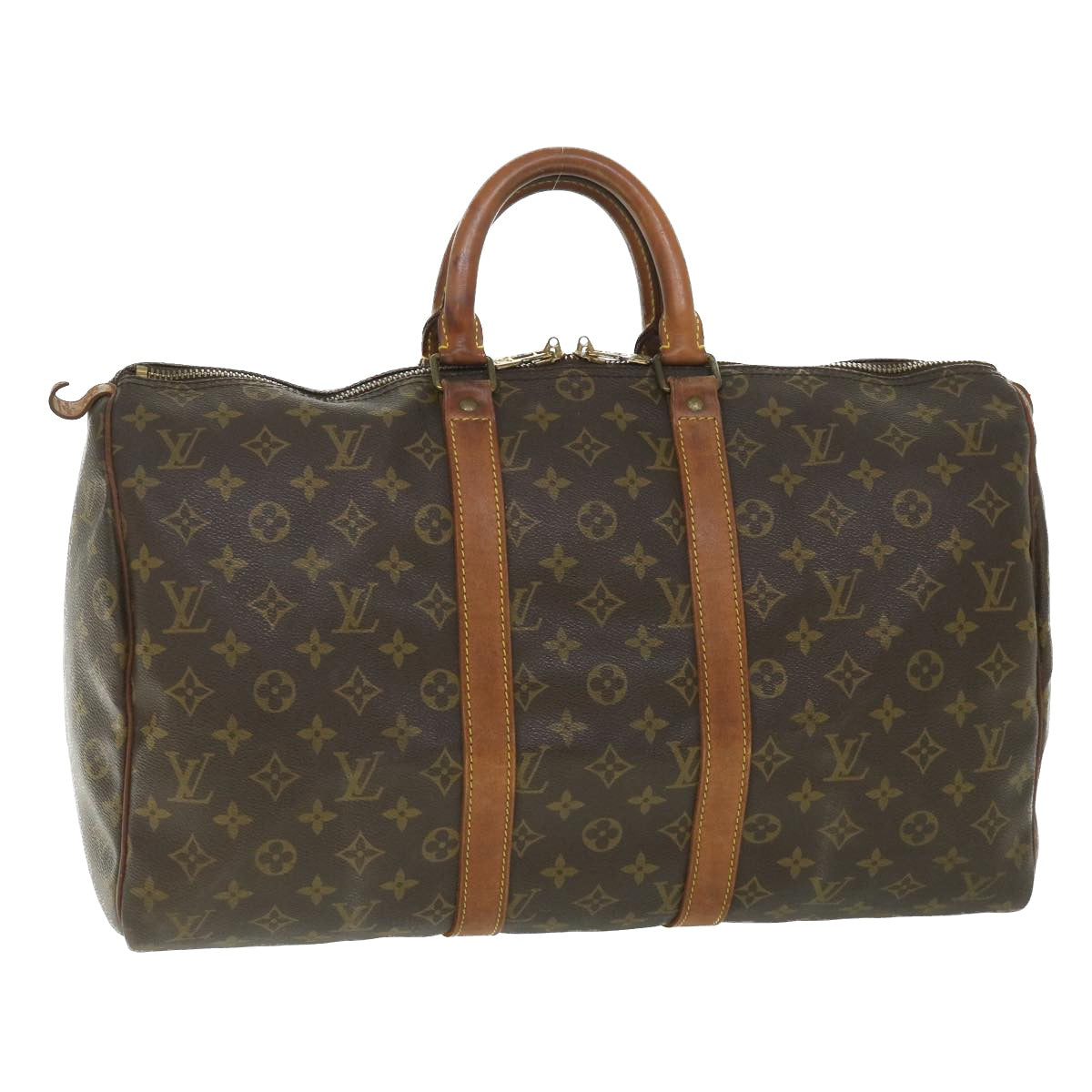 LOUIS VUITTON Monogram Keepall 45 Boston Bag M41428 LV 55970