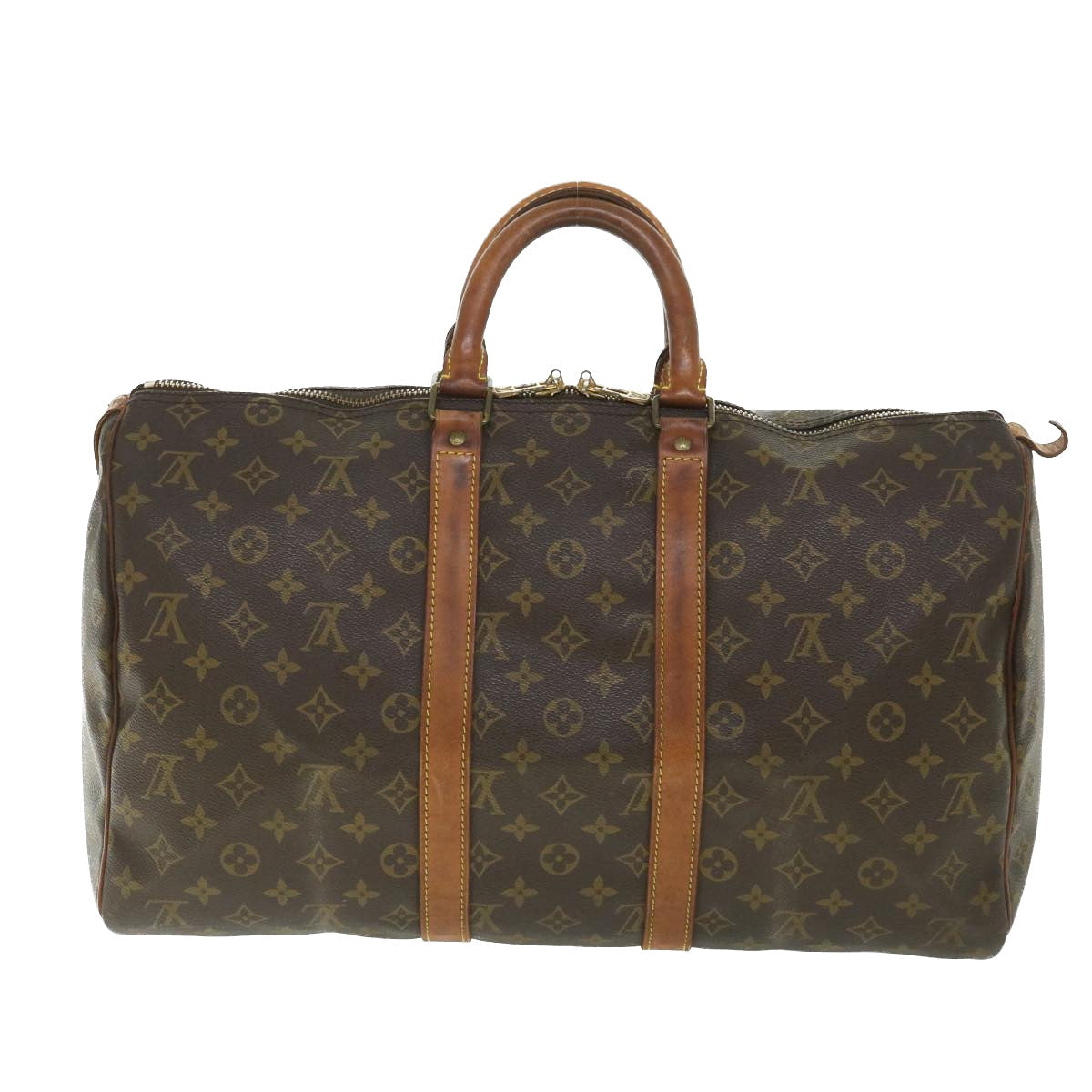LOUIS VUITTON Monogram Keepall 45 Boston Bag M41428 LV 55970