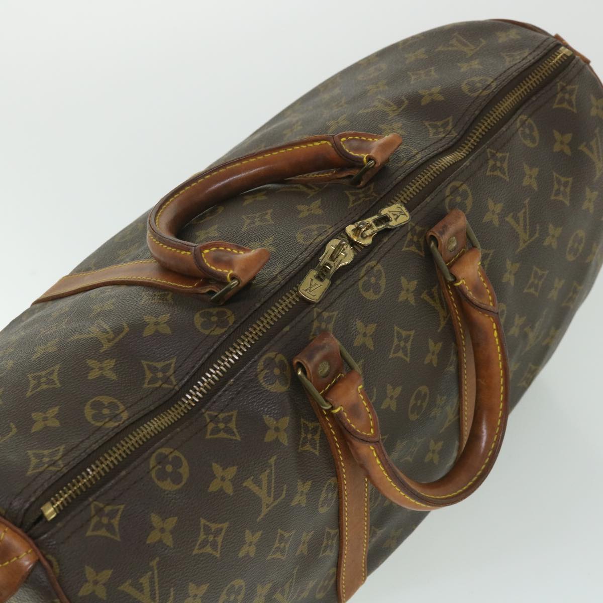 LOUIS VUITTON Monogram Keepall 45 Boston Bag M41428 LV 55970