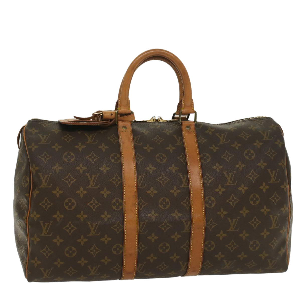 LOUIS VUITTON Monogram Keepall 45 Boston Bag M41428 LV 55971