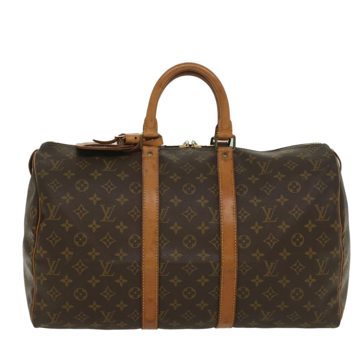 LOUIS VUITTON Monogram Keepall 45 Boston Bag M41428 LV 55971