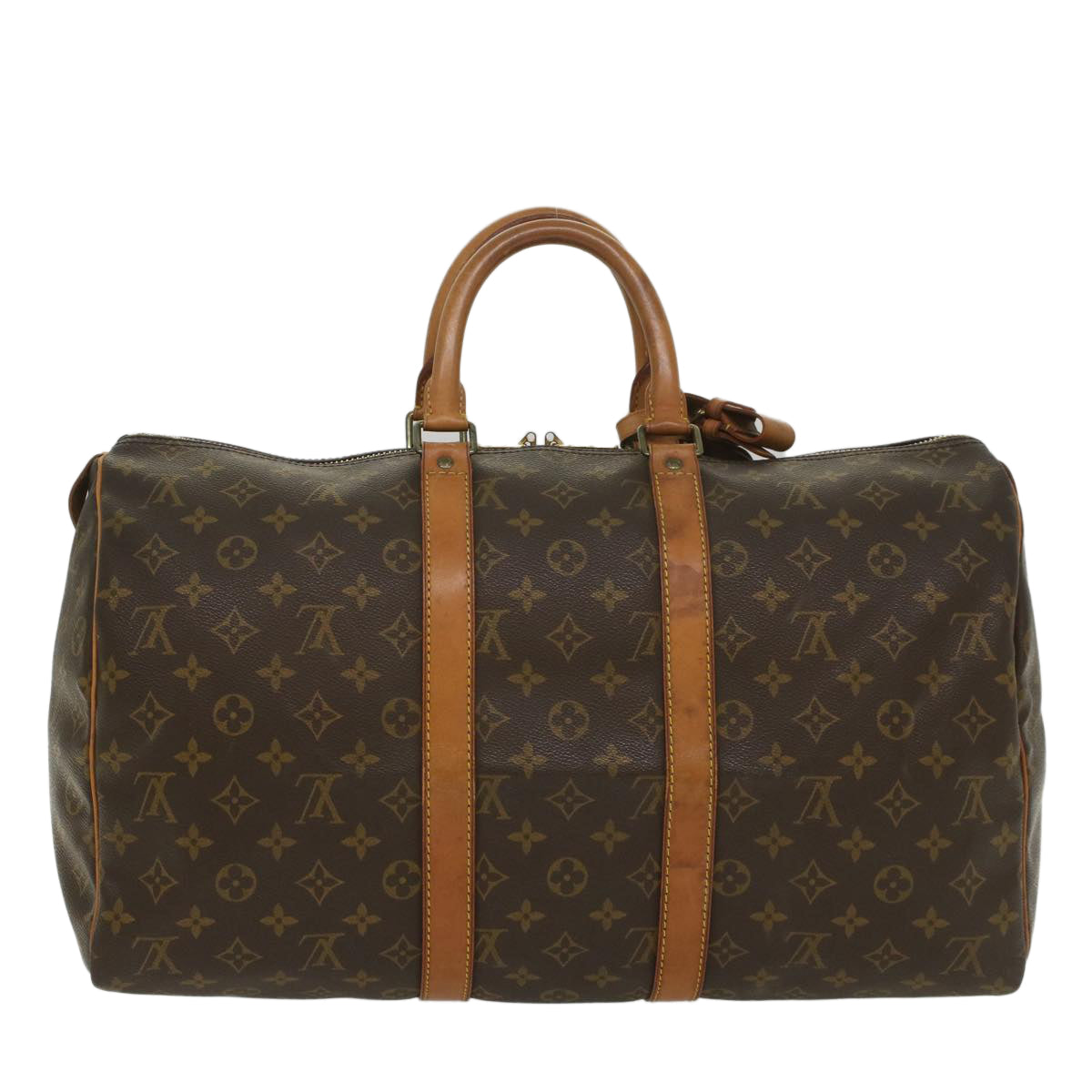 LOUIS VUITTON Monogram Keepall 45 Boston Bag M41428 LV 55971