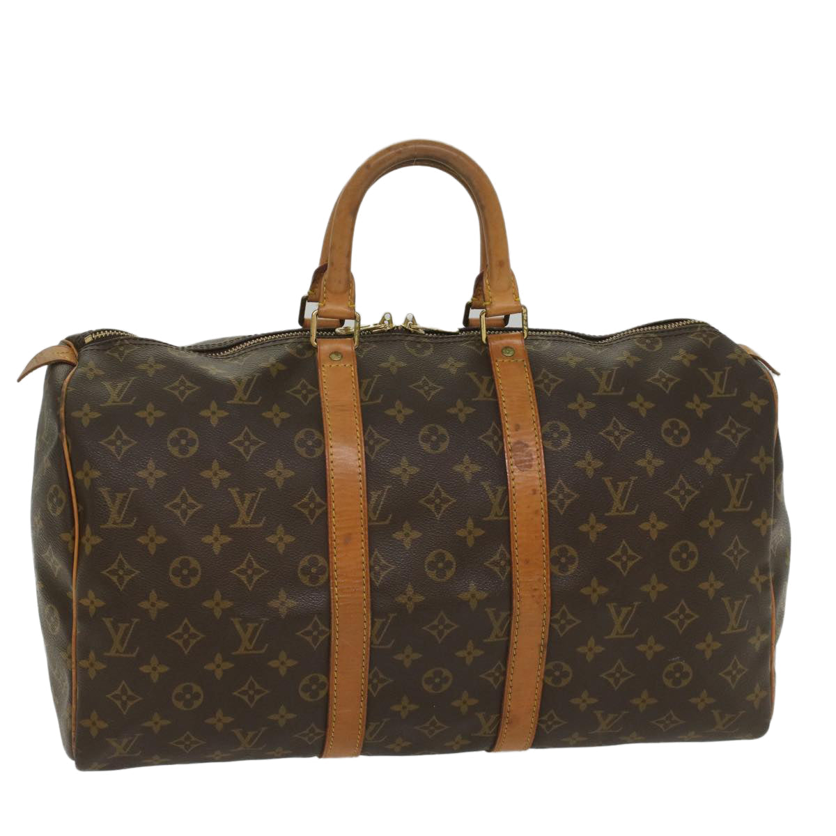 LOUIS VUITTON Monogram Keepall 45 Boston Bag M41428 LV 55972