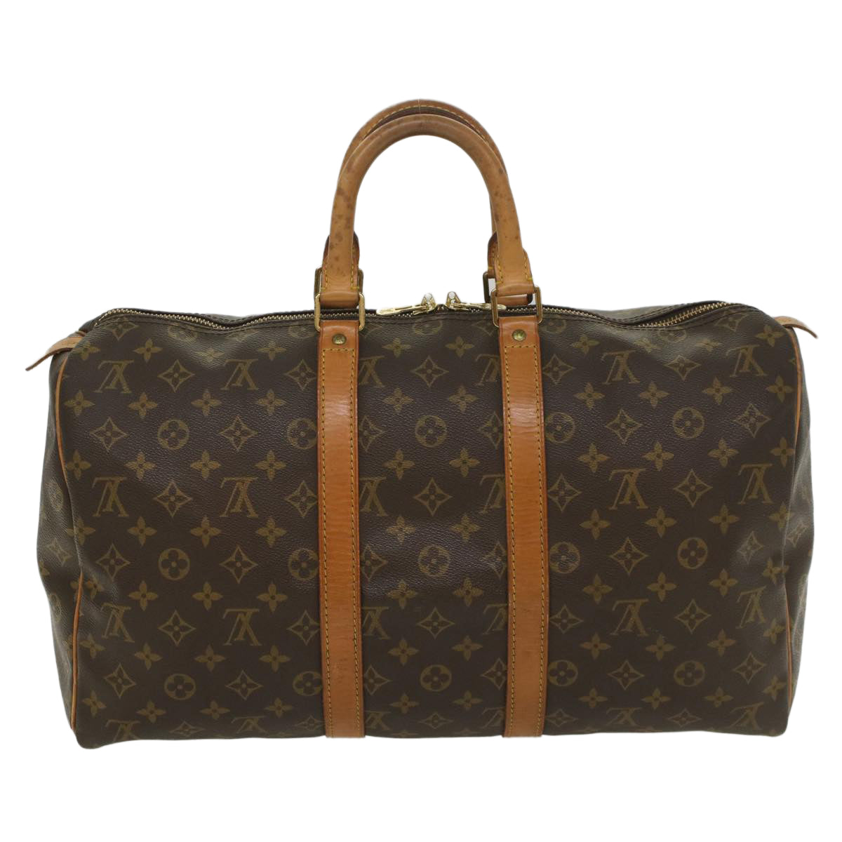 LOUIS VUITTON Monogram Keepall 45 Boston Bag M41428 LV 55972