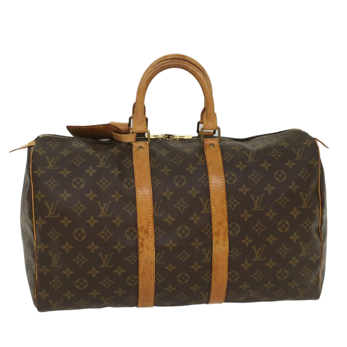 LOUIS VUITTON Monogram Keepall 45 Boston Bag M41428 LV 55973