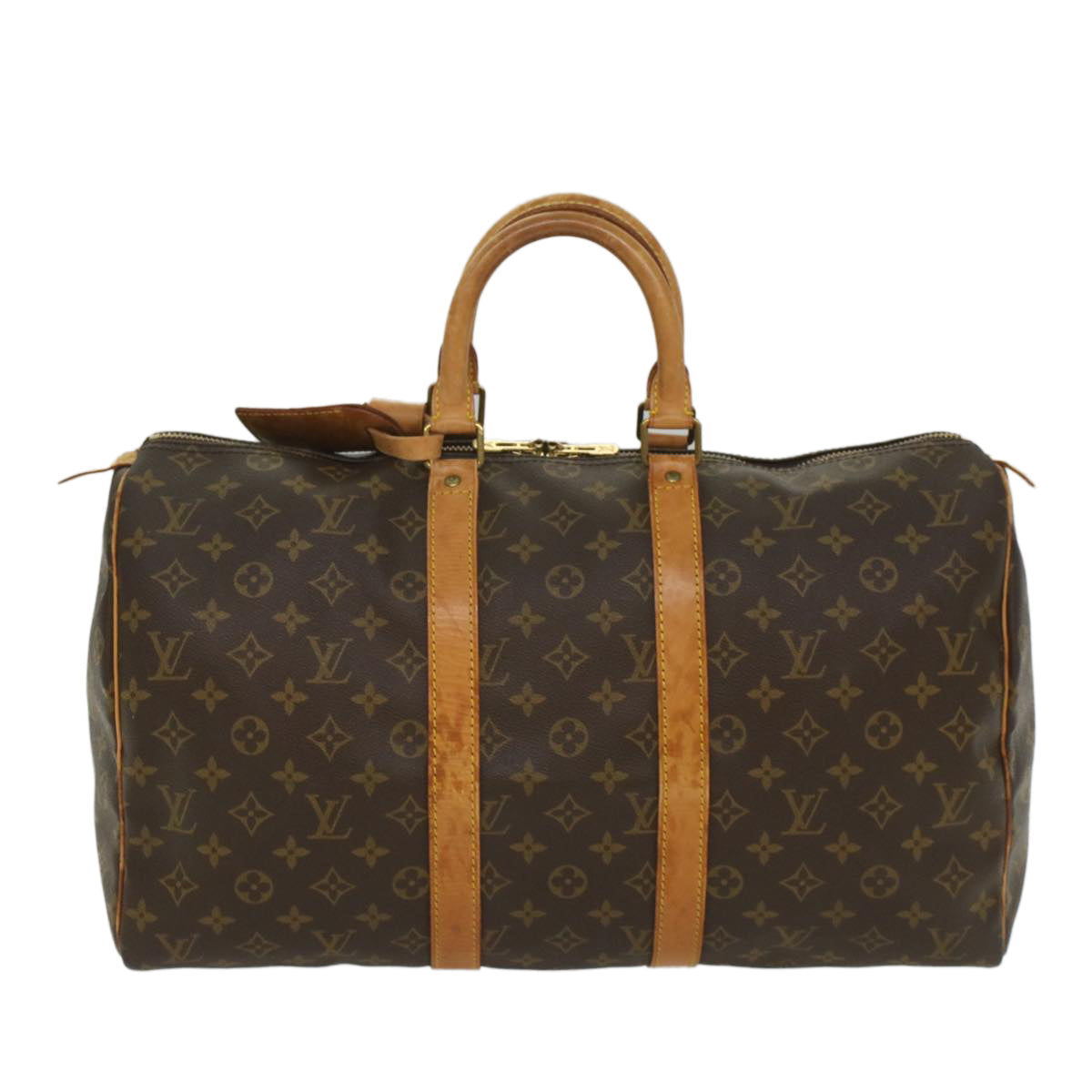 LOUIS VUITTON Monogram Keepall 45 Boston Bag M41428 LV 55973