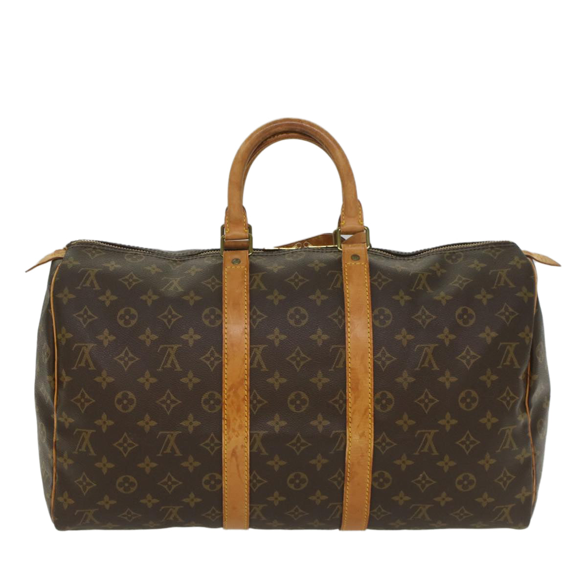 LOUIS VUITTON Monogram Keepall 45 Boston Bag M41428 LV 55973