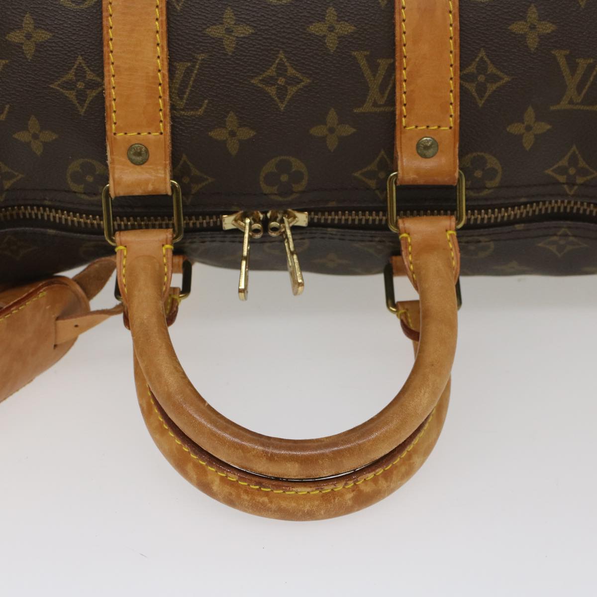 LOUIS VUITTON Monogram Keepall 45 Boston Bag M41428 LV 55973