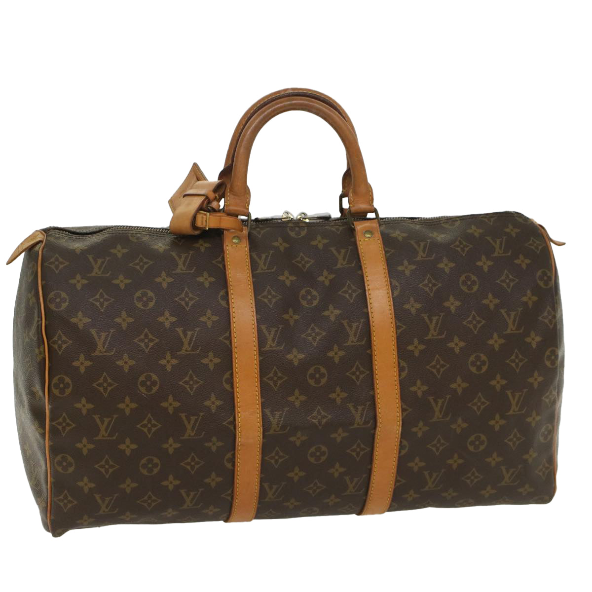 LOUIS VUITTON Monogram Keepall 50 Boston Bag M41426 LV 55976