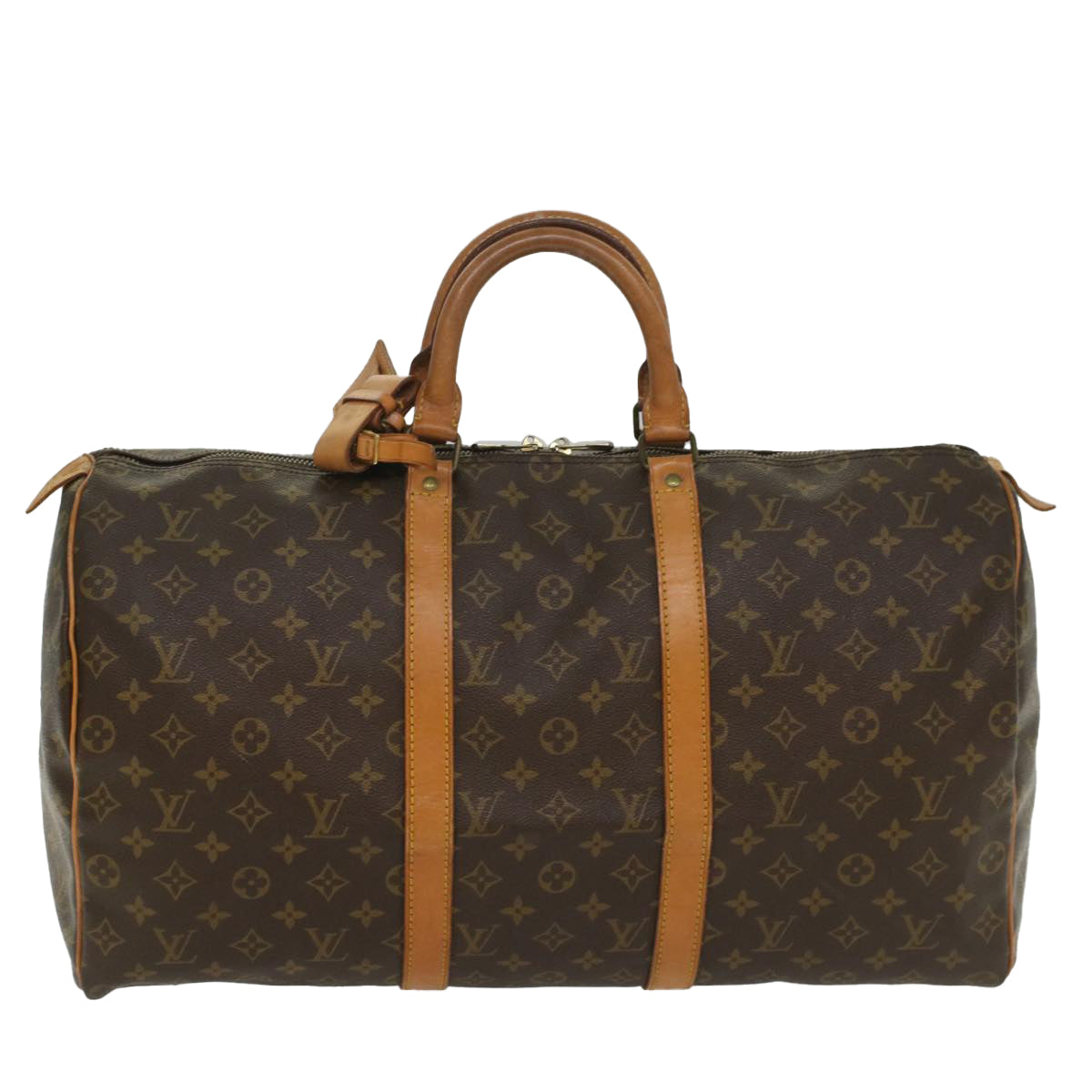 LOUIS VUITTON Monogram Keepall 50 Boston Bag M41426 LV 55976