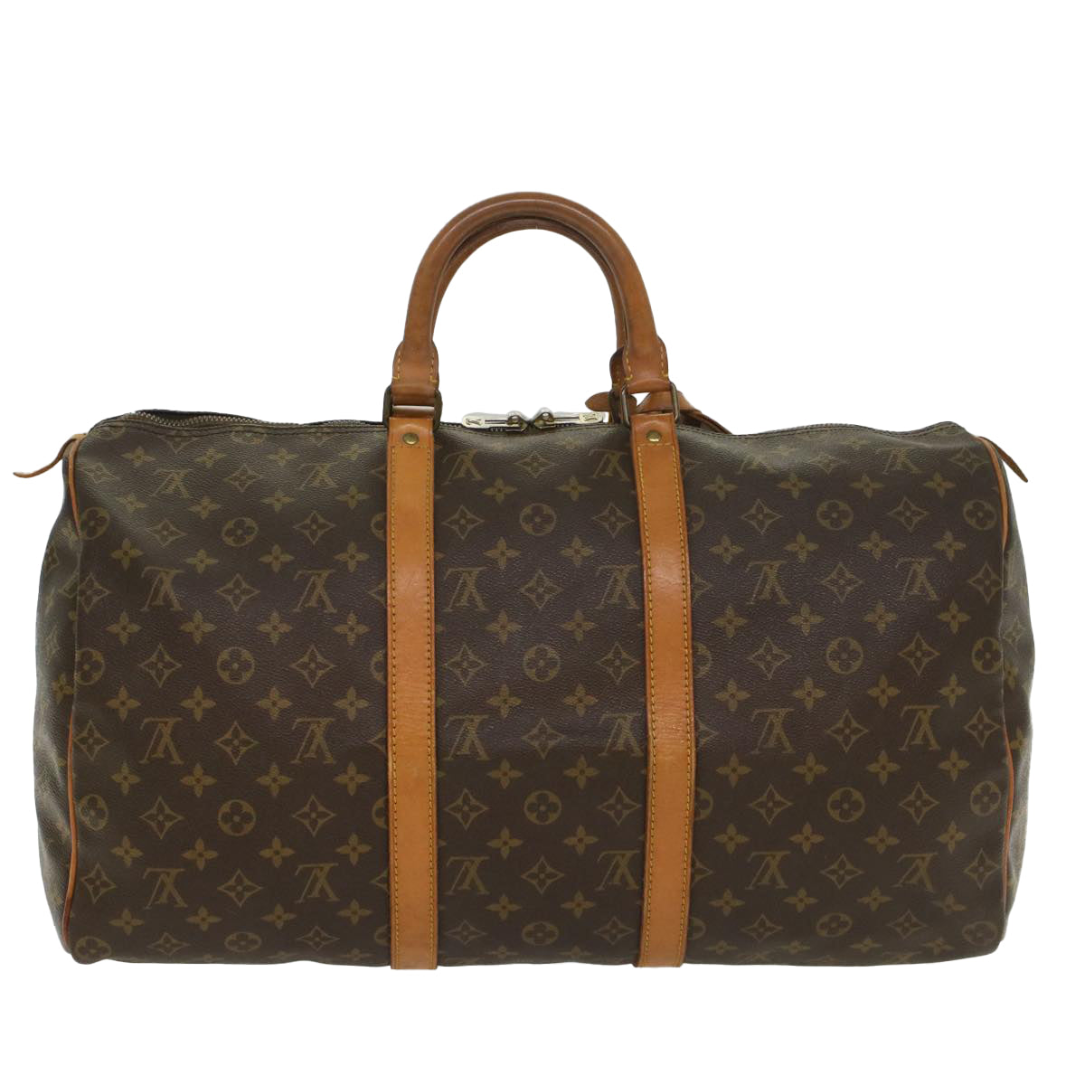 LOUIS VUITTON Monogram Keepall 50 Boston Bag M41426 LV 55976
