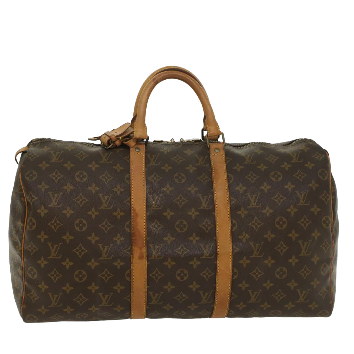 LOUIS VUITTON Monogram Keepall 50 Boston Bag M41426 LV 55977