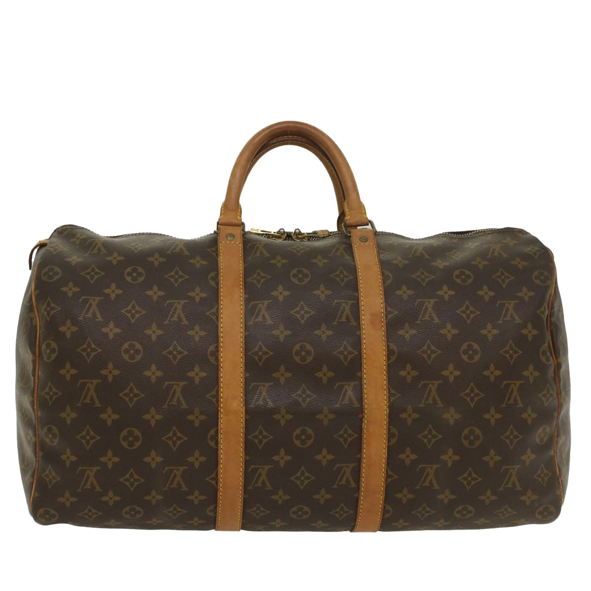LOUIS VUITTON Monogram Keepall 50 Boston Bag M41426 LV 55977