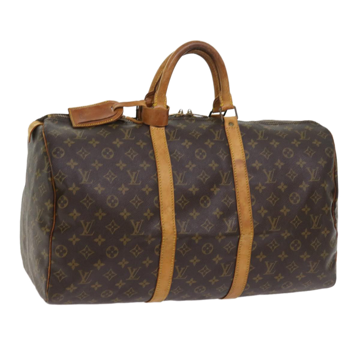LOUIS VUITTON Monogram Keepall 50 Boston Bag M41426 LV 55981