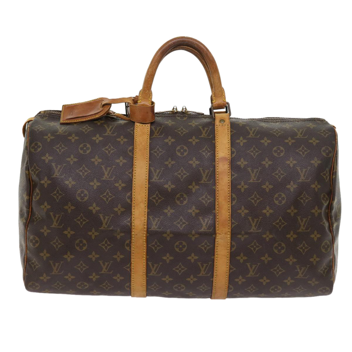 LOUIS VUITTON Monogram Keepall 50 Boston Bag M41426 LV 55981