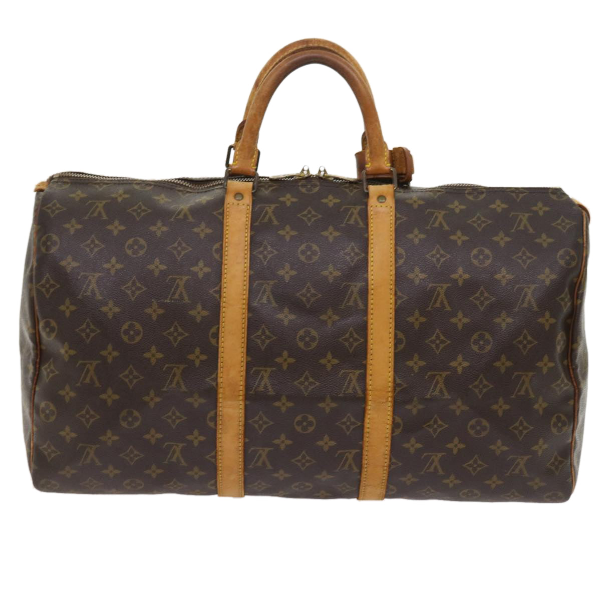 LOUIS VUITTON Monogram Keepall 50 Boston Bag M41426 LV 55981