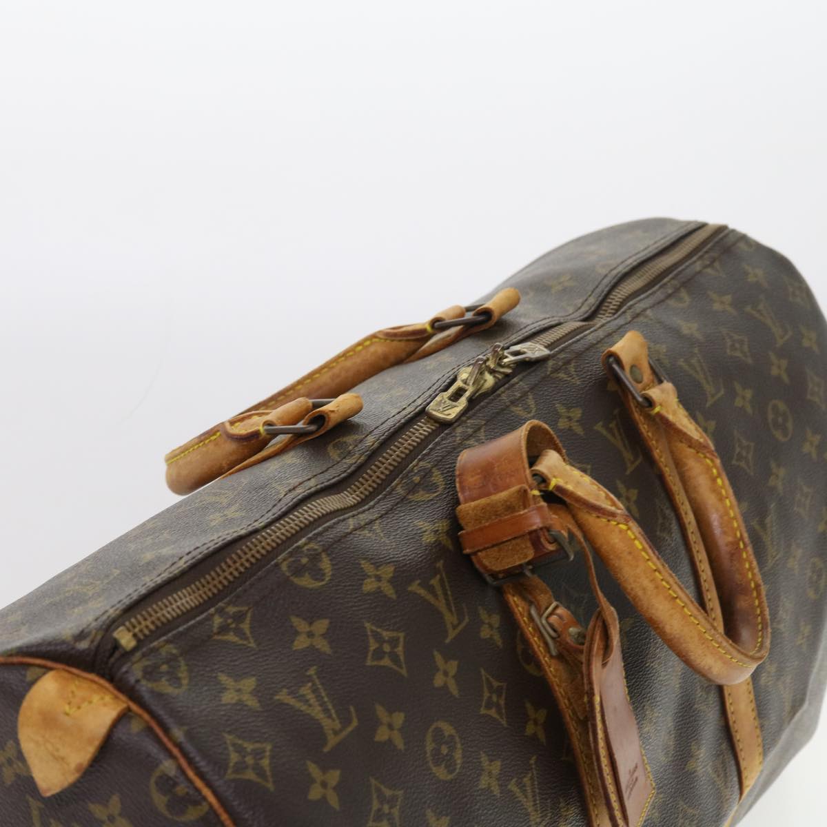 LOUIS VUITTON Monogram Keepall 50 Boston Bag M41426 LV 55981
