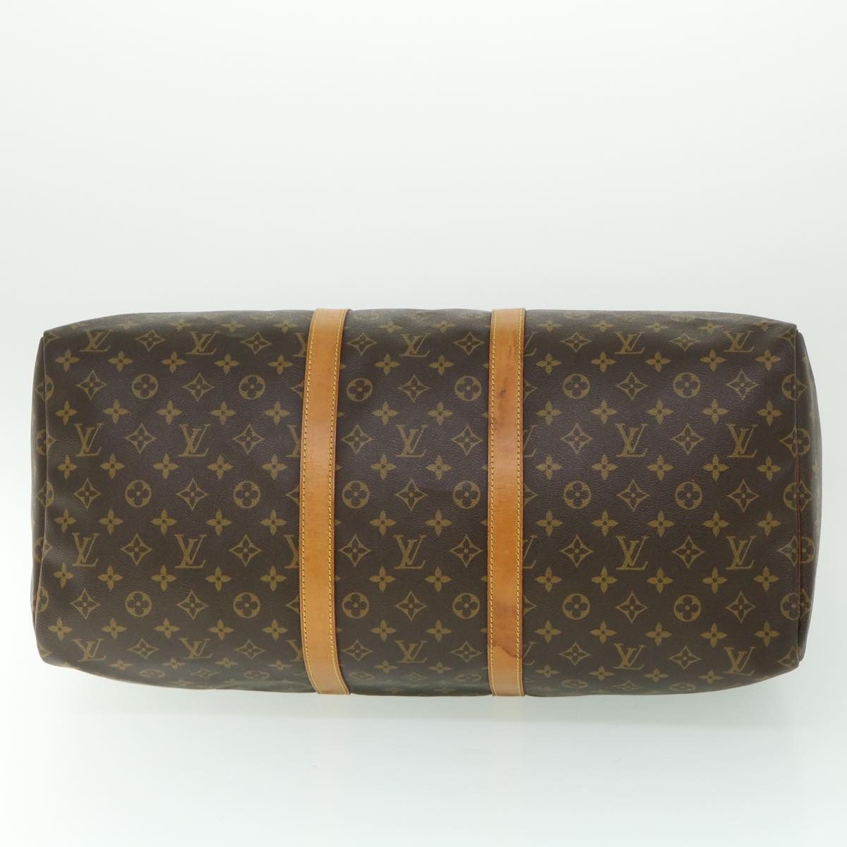 LOUIS VUITTON Monogram Keepall 55 Boston Bag M41424 LV 55984