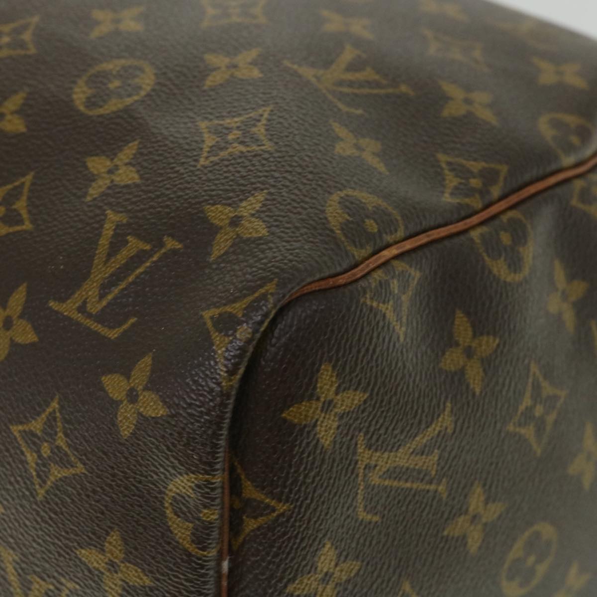 LOUIS VUITTON Monogram Keepall 55 Boston Bag M41424 LV 55984