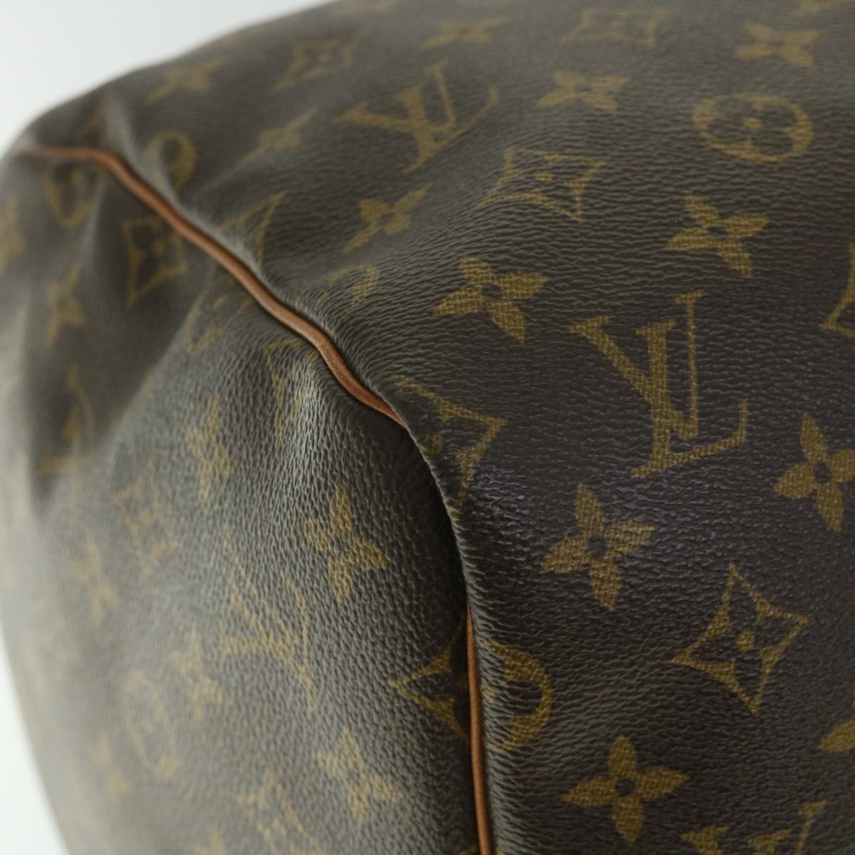 LOUIS VUITTON Monogram Keepall 55 Boston Bag M41424 LV 55984