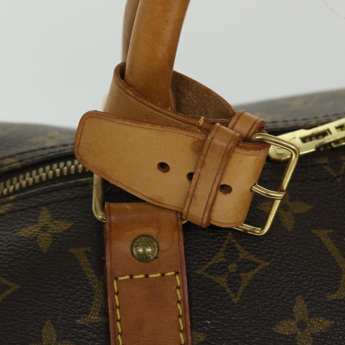 LOUIS VUITTON Monogram Keepall 55 Boston Bag M41424 LV 55984