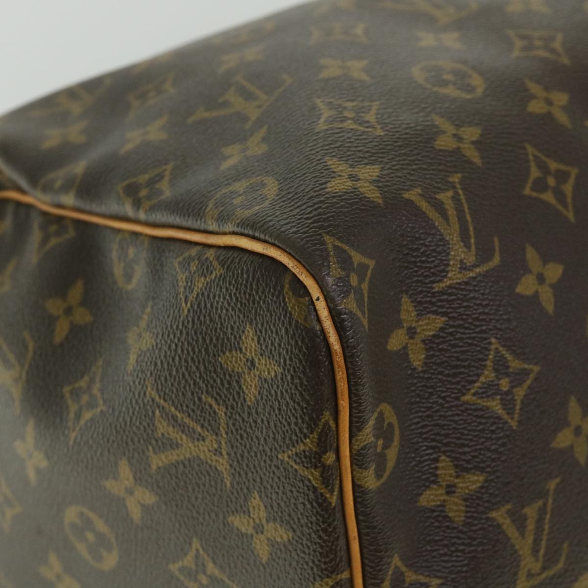 LOUIS VUITTON Monogram Keepall 55 Boston Bag M41424 LV 55985