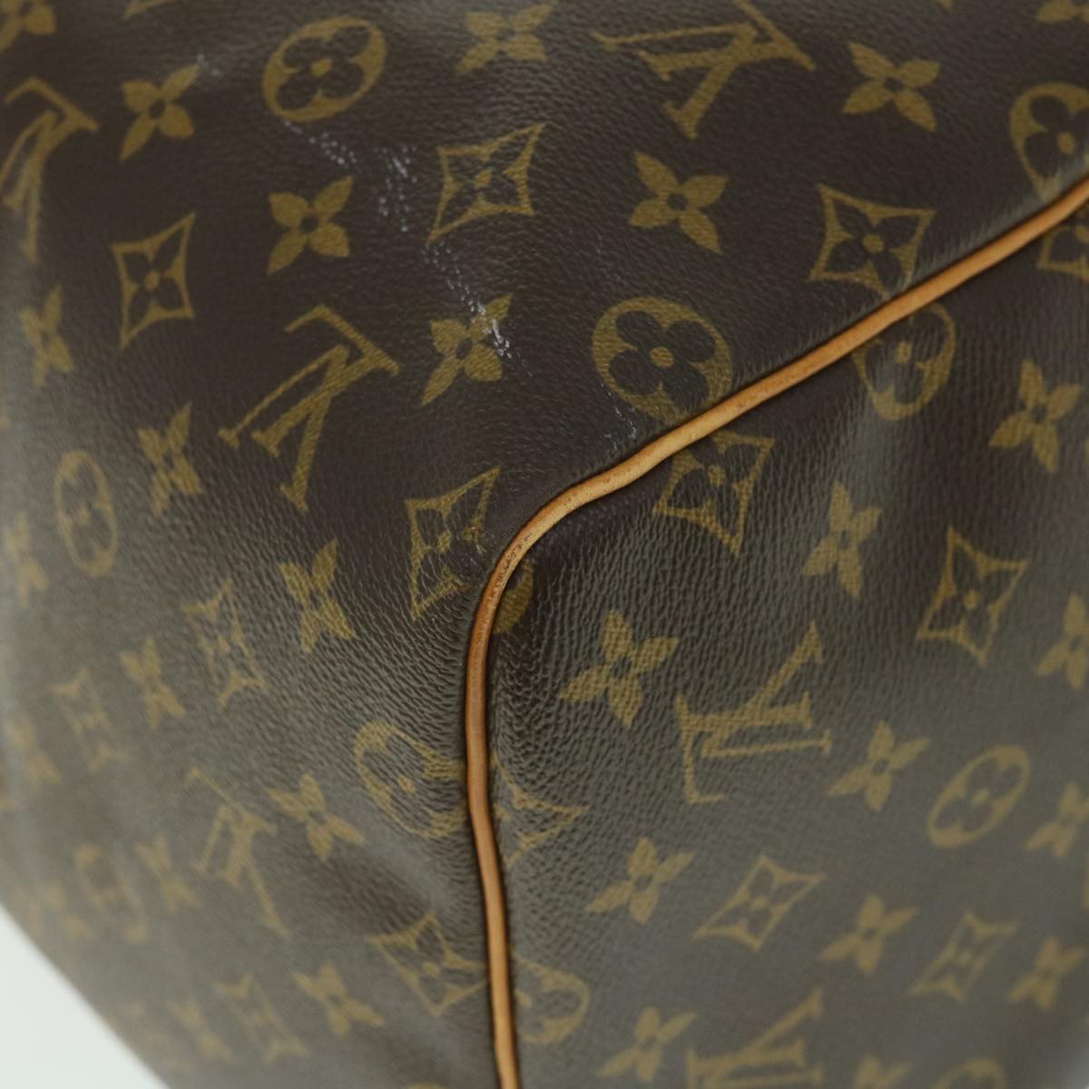 LOUIS VUITTON Monogram Keepall 55 Boston Bag M41424 LV 55985