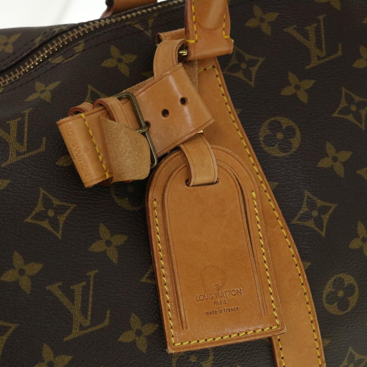 LOUIS VUITTON Monogram Keepall 55 Boston Bag M41424 LV 55985