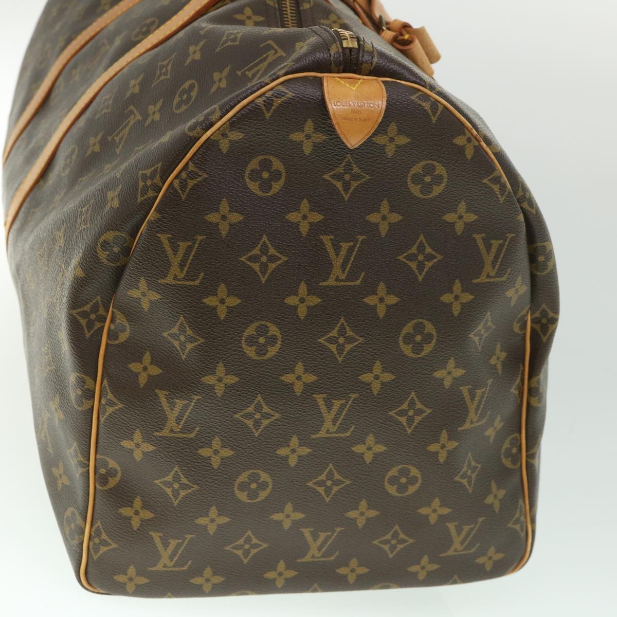 LOUIS VUITTON Monogram Keepall 55 Boston Bag M41424 LV 55985