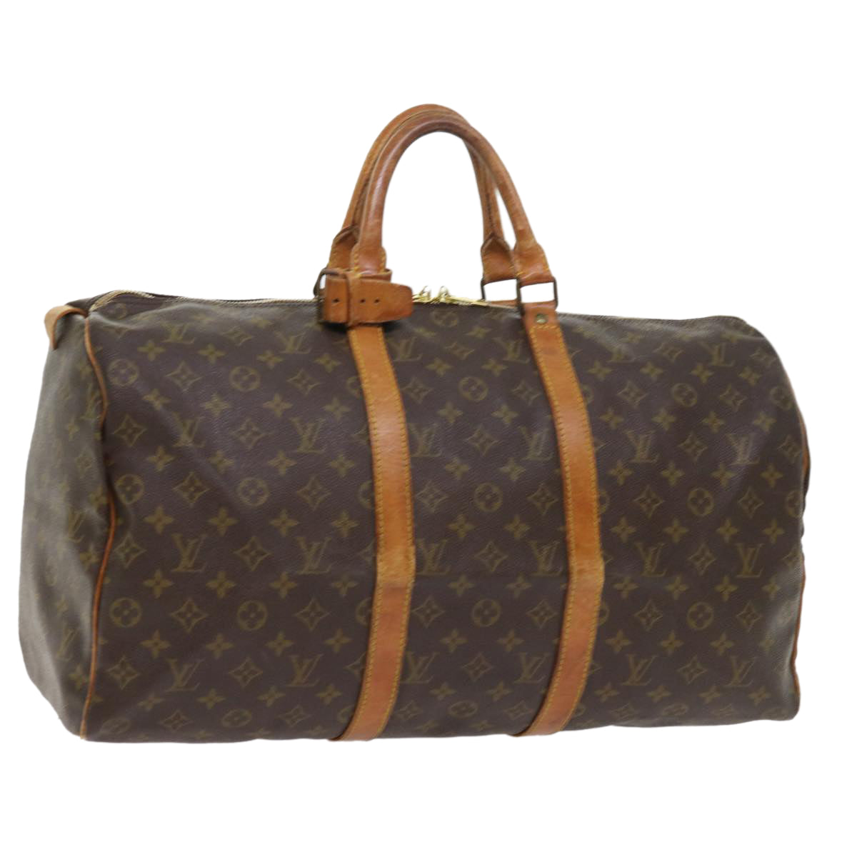 LOUIS VUITTON Monogram Keepall 50 Boston Bag Vintage M41426 LV 55987