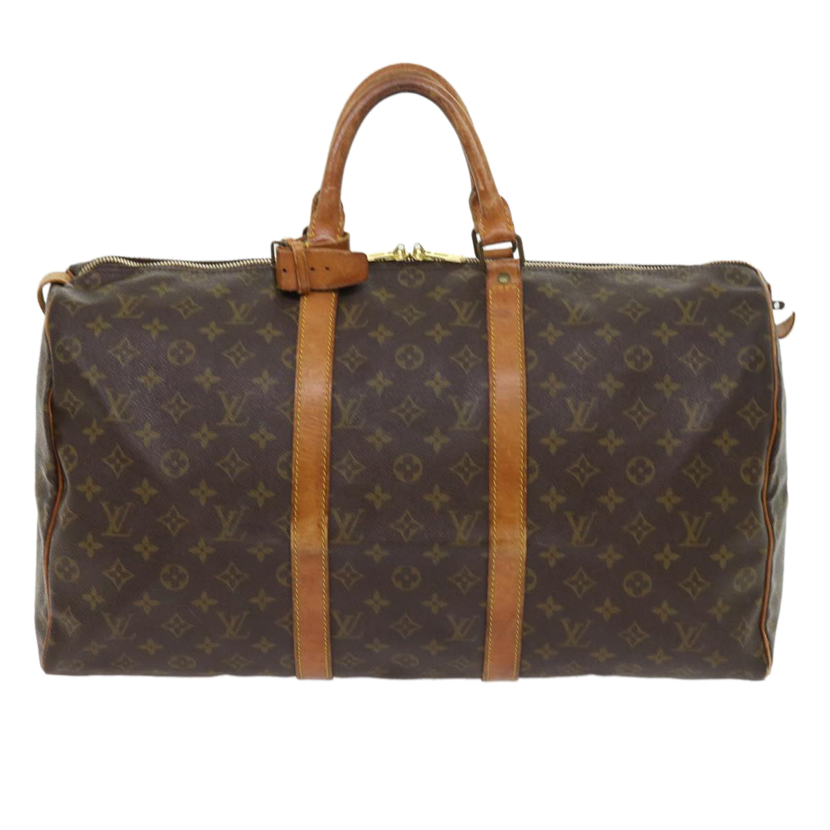 LOUIS VUITTON Monogram Keepall 50 Boston Bag Vintage M41426 LV 55987