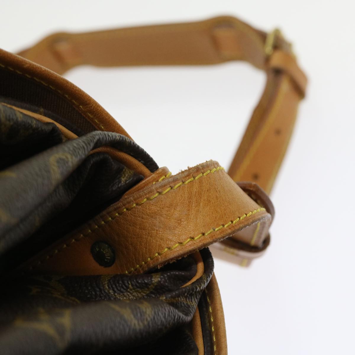 LOUIS VUITTON Monogram Saumur 35 Shoulder Bag M42254 LV 55990